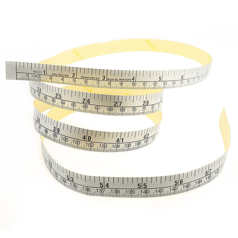 WIN TAPE Workbench Ruler Adhesive Backed Tape Measure - Left to Right - 60inch 152cm