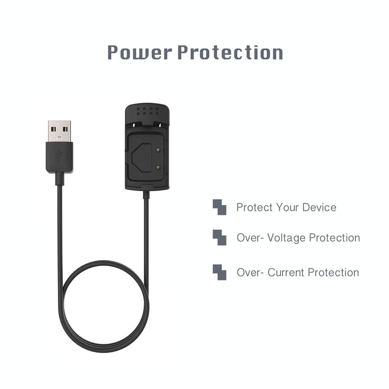 Replacement Charger Dock Compatible with Scosche Rhythm+ Charger, KELIFANG Replacement USB Charging Cable Compatible with Scosche Rhythm Plus Heart Rate Monitor with Armband