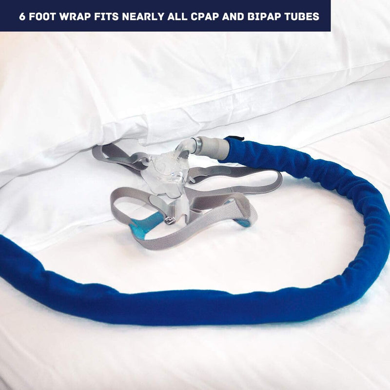 CPAP hose cover, universal CPAP hose cover, soft fleece hose insulator with zip, protective cover for breathing devices, 1.8 m