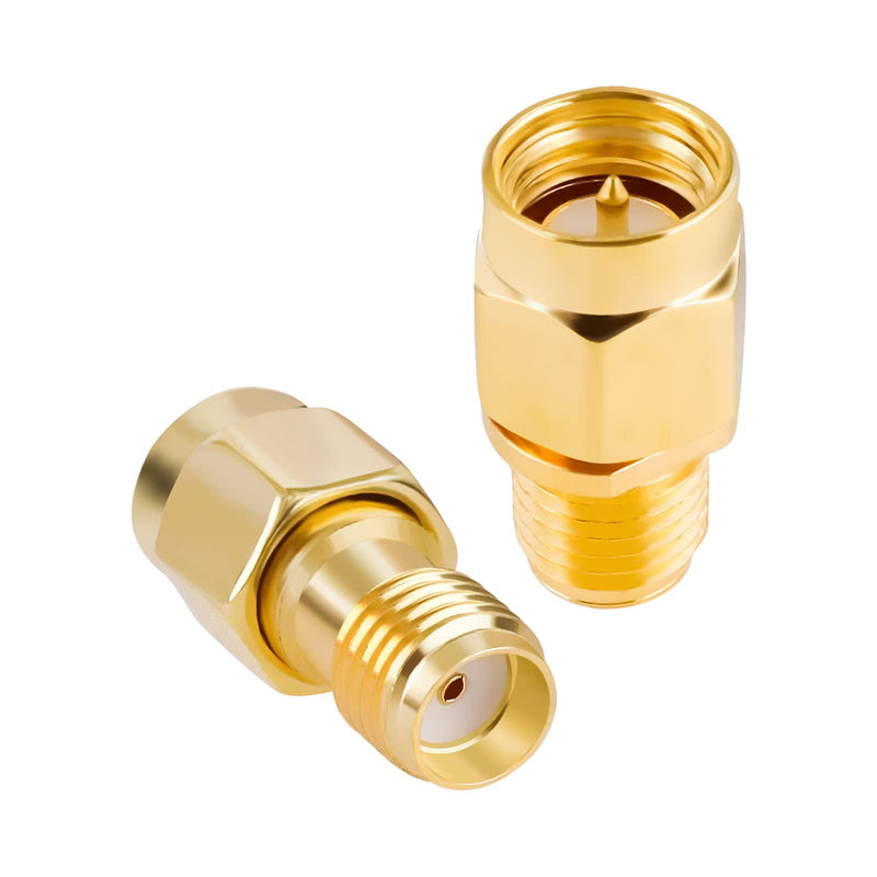 Goupchn SMA Adapter Kit 6PCS SMA Male Female Audio Extension RF Coaxial Connector Coupler for Antenna, Ham Radio, WiFi, HT