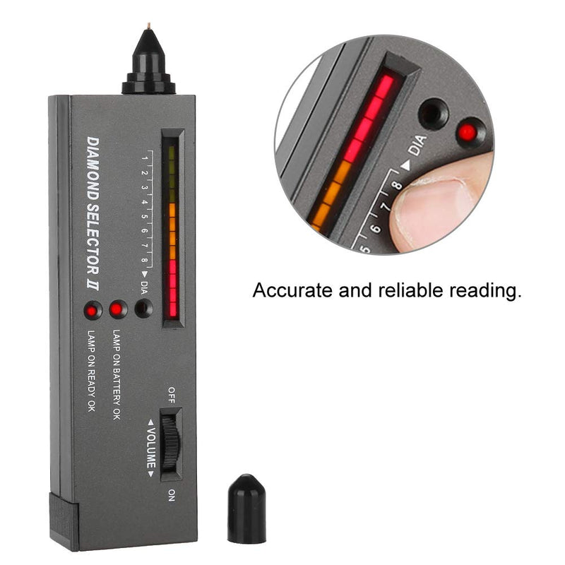 Diamond Tester, Gemstone Tester, Jewerlley Diamond Tester, Professional High Precision Practice Jewerlley Diamond Selector II Moissanite Tester Portable Testing Tool Set, Diamond Selector Moissanite
