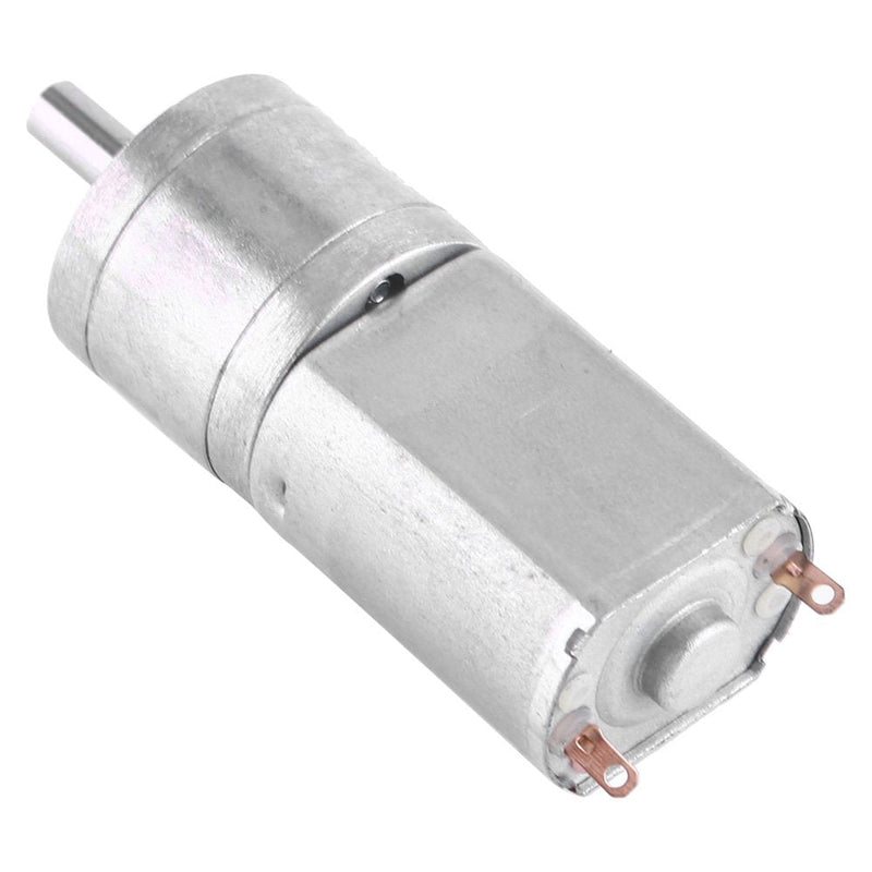 DC Motor 12V, Gear Box Reversible High Torque Reduction Electric Motor 15~200RPM Outer Diameter 20MM(100RPM) 100RPM