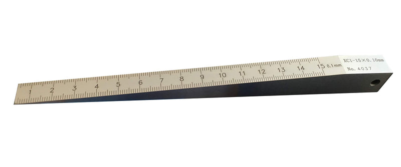 GLTL Taper Gauge Gap Gage Welding Wedge Feeler Gauge Gap Feeler Wedge Gauge Gap Hole Measure Tool (1-15mm) 1-15mm