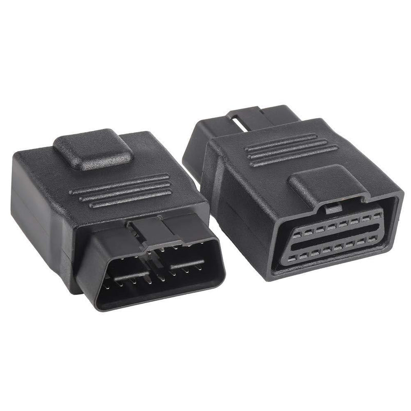 OLLGEN Mini Size OBD2 OBDII Full 16 Pin Male to Female Adapter Diagnostic Extender OBD Port Extension Connector Converter for Car Repair Shop or Testing Institution