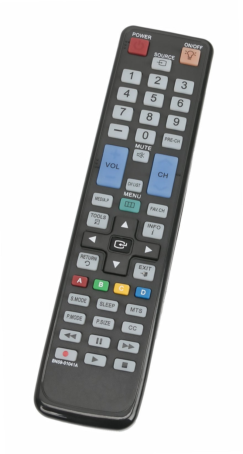 BN59-01041A Replace Remote for Samsung TVs LN46C630K1F LN46D610M4F LN37C550J1F LN32C550J1F LN40C550J1F LN40C610N1F LN40C630K1F PN50C590G4F PN58C550G1F PN63C550G1F PN63C590G4F