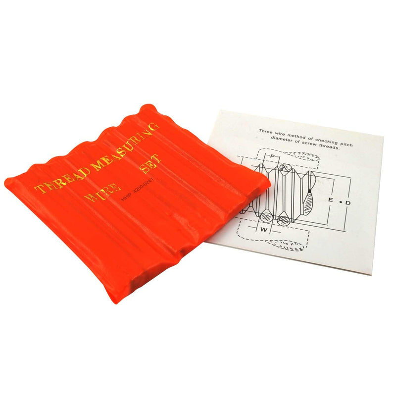 HHIP 4200-0241 48 Piece Thread Wire Measuring Set Vinyl Case