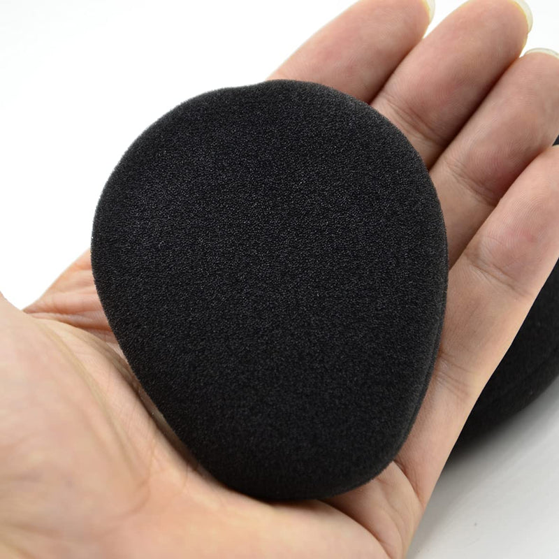 4 x Ear Pads - defean Replacement Automobile Headphone Foam Compatible with Infrared Wireless Headphones in GM Ford Toyota Nissan Automobile Entertainment DVD Player Systems 80x65mm