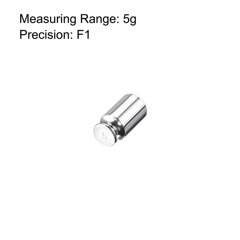 uxcell Gram Calibration Weight 5g F1 Precision Stainless Steel for Digital Balance Scales