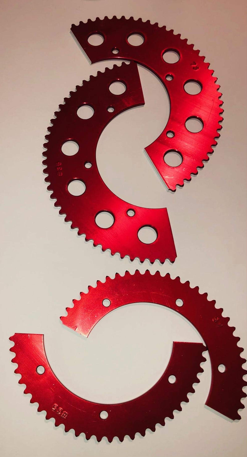Split Aluminum Sprockets 35 Chain. Multiple sizes (53 Tooth) 53 Tooth