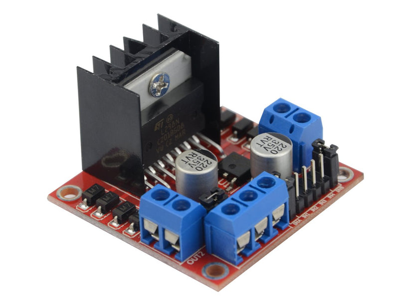 WMYCONGCONG 5 PCS L298N Motor Drive Controller Board Module Dual H Bridge DC Stepper Module for Arduino