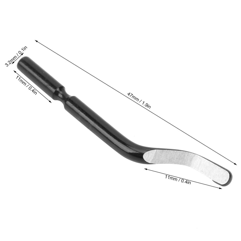 20pcs Deburring Blades BS1010 Replacement Deburring Knife Deburring Tool for Metal Plastic Aluminum Copper PVC Iron