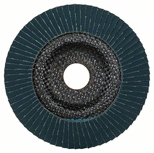 Bosch 2608607347 DIY flap disc (for angle grinders various materials, cambered design, Ø 125 mm, grit 120)