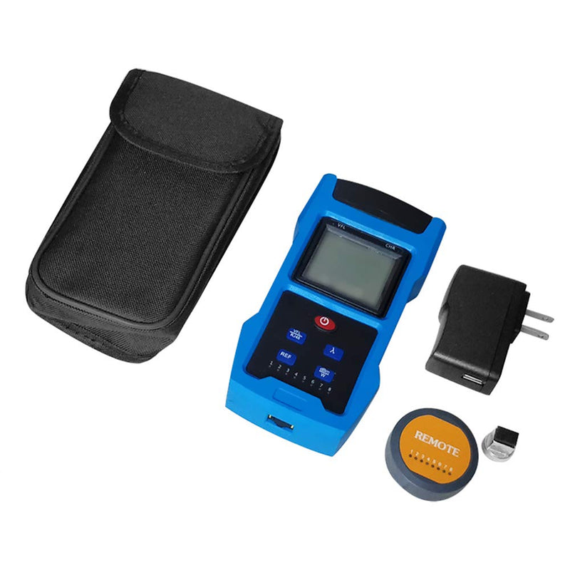 YICIZOL Optical Power Meter -70~+10 dBm and 10mw Visual Fault Locator and RJ45 testing Functions 3 in 1 Fiber Light Tester with 6 Calibrated Wavelength (opm2) opm2