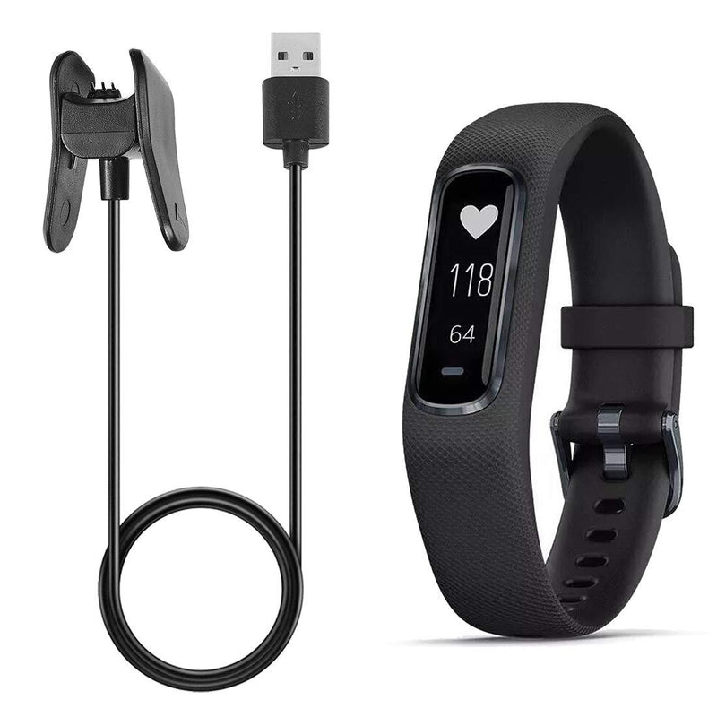 for Garmin Vivosmart 4 USB Charging Cable, LOKEKE Replacement USB Charger Charging Cables for Garmin Vivosmart 4 Sync Date Cable