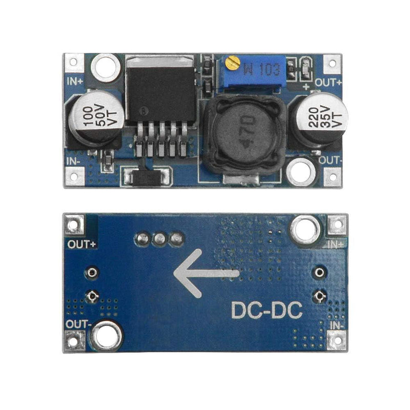 WMYCONGCONG Pack of 10 DC-DC 3A Buck Converter Power Step Down Adjustable Power Supply Module 3-40V Compatible with LM2596