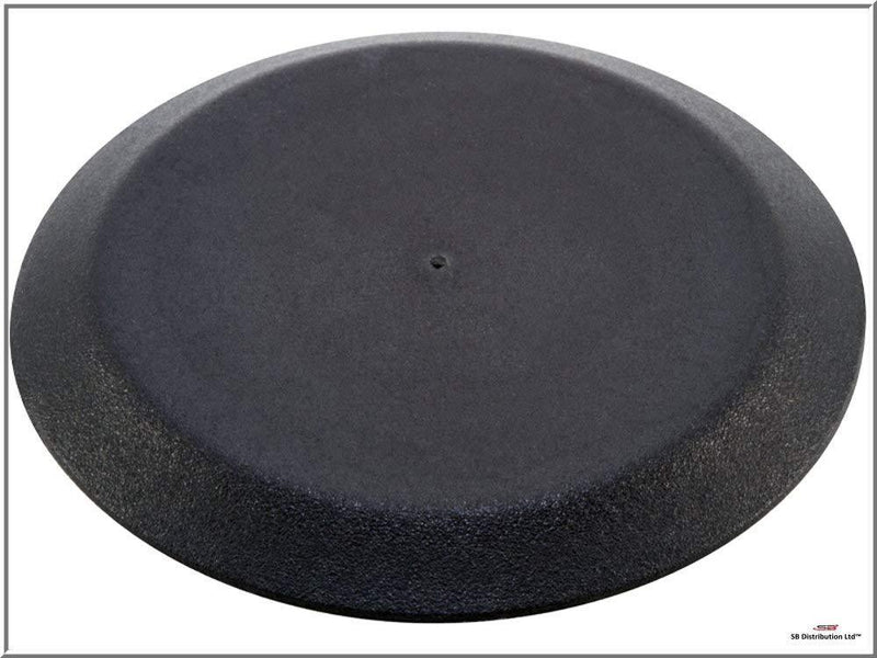 1 1/4" 1.25 inch Flush Mount Black Plastic Body and Sheet Metal Hole Plug Qty 10