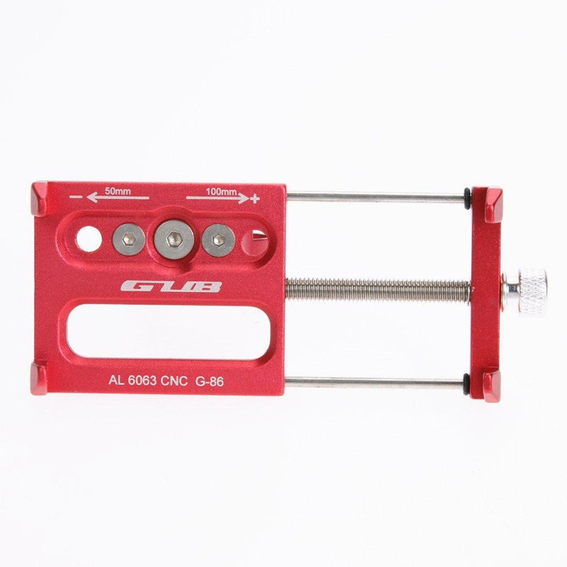 GUB Mountian Bike Phone Mount - Aluminum Alloy Universal Adjustable Bike Mount Cell Phone GPS Mount Holder Rotating Cradle Clamp for Bike Motorbike,iPhone Samsung Android All Smartphones (RED) RED