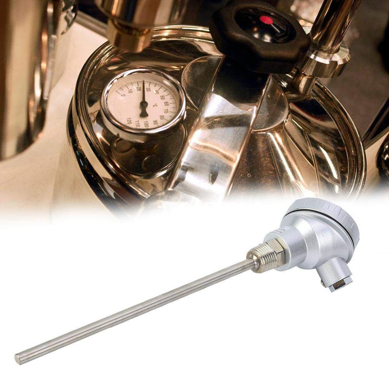 1/2" NPT Thread Thermocouple Terminal Head RTD PT100 Stainless steel Temperature Sensor Probe (200mm) 200mm