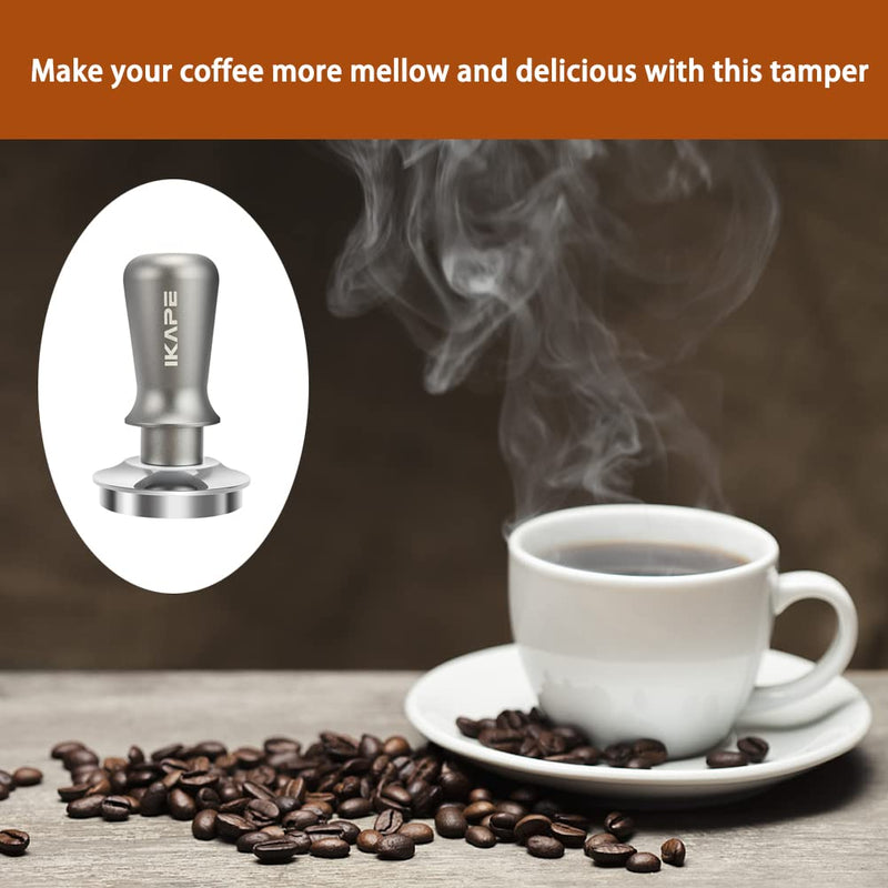 51mm Calibrated Espresso Tamper, Coffee Tamper with Two Calibrated Springs Loaded, High-quality Calibrated Tamper with Reliable Materials, 100% Food Grade 304 Stainless Steel Tamper 51mm