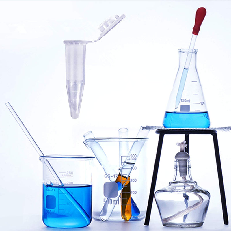 UoYu Microcentrifuge Tube with Snap Cap (1.5ml/50pcs) 1.5ml/50pcs