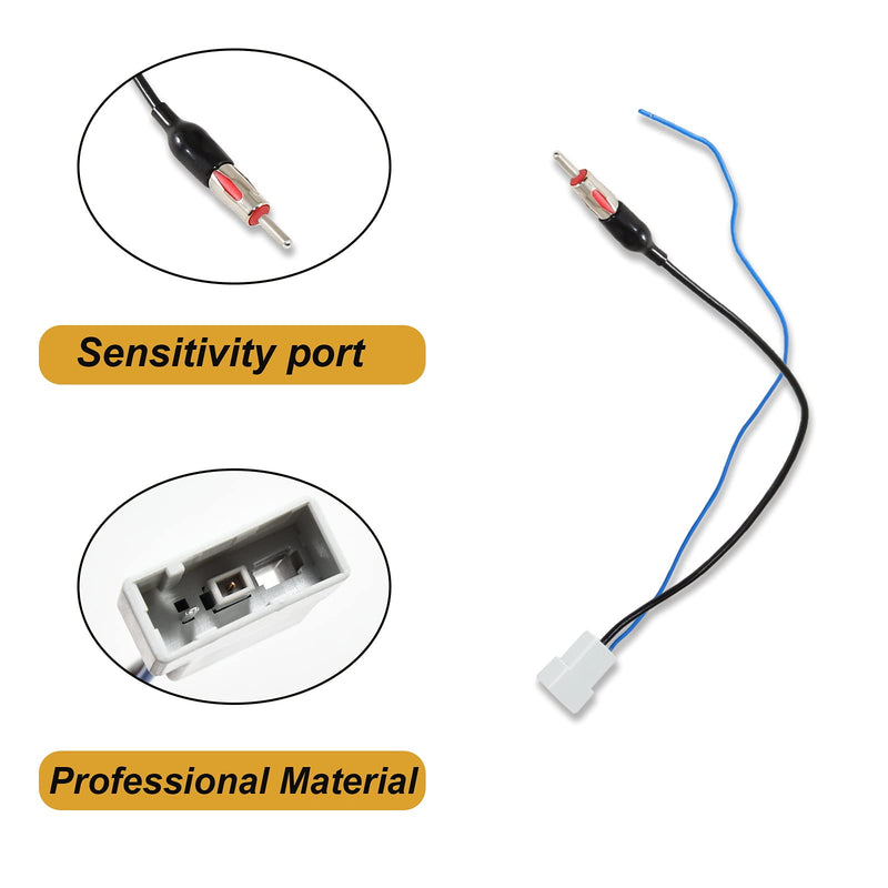 RED WOLF Aftermarket Antenna Adapter Wire Replacement for Nissan Frontier/Pathfinder/Titan/Armada/Xterra 2008-2020, Infinit QX60/G37/EX35/FX35 2010-2014 Car Radio Stereo Antenna Wiring Harness