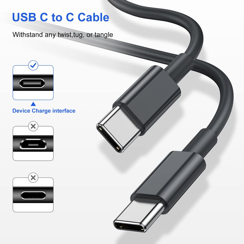 10 ft iPad Pro Fast Charger 2Pack(Grey), Apple 20W USB C Charger Block with Long USB C to C Cable for iPad Pro 12.9 in 5th/4th/3rd Gen,iPad Pro 11 in 2021/2020/2018,iPad Air 5th/4th Gen,iPad Mini 6th For USB C iPad-Grey 2Pack-10FT