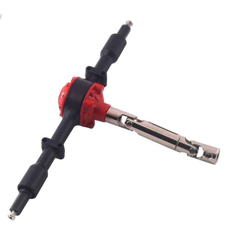 ShareGoo RC Gear Rear Axle Housing Bridge Axle with Drive Shaft Compatible with WPL D12 RC Car Upgrade Parts