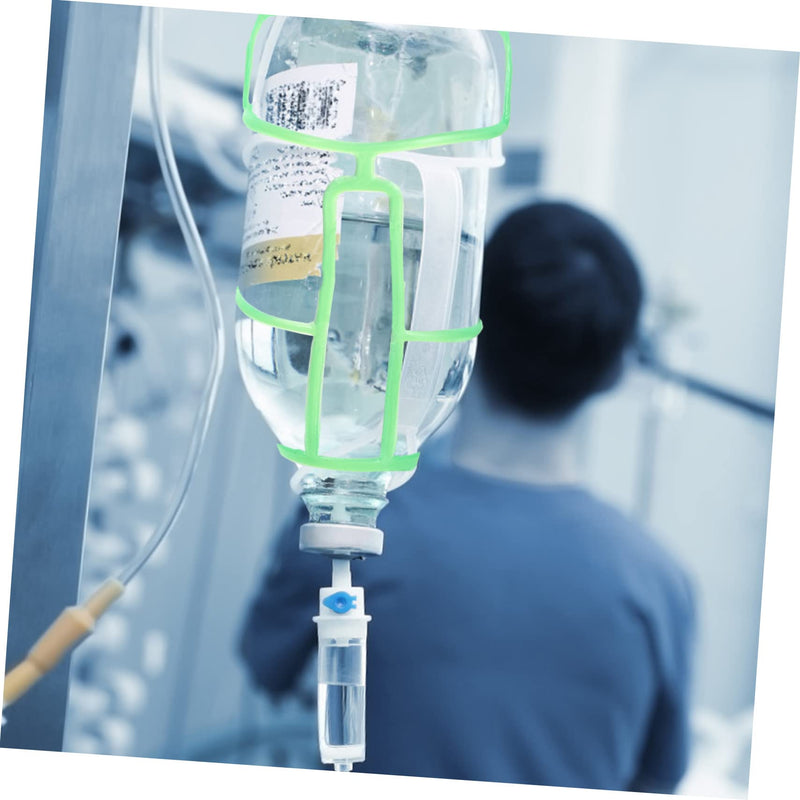Healifty 36 pieces hanging for infusion bottle, reusable saline solution bottle cage, hanging infusion bottle nets, infusion bottle covers, professional infusion net