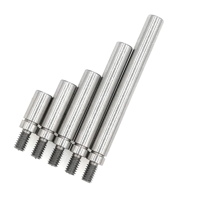 Dial Digital Indicator Extension Stem Rod 4.5mm Diameter 4-48 UNF Thread 10mm to 105mm Long by Assembly (4-48 UNF Thread)