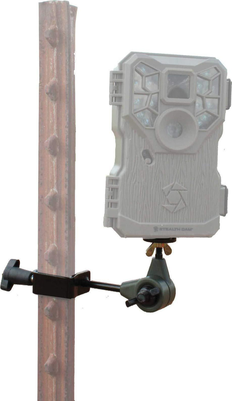 HME TPCH T-Post Trail Camera Holder New Brown, 2.00 X 5.00 X 8.00