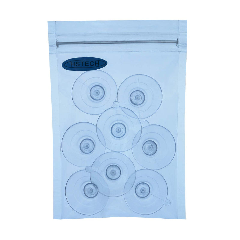 HSTECH 8 Pcs Radar Detectors Suction Cups for Clear Cobra Escort and Beltronics Radar Detector Mount