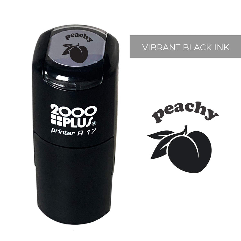 Peachy Stamp / 2000 Plus Self Inking Teacher Stamper/Black Imprint Planner & Worksheet Stamp