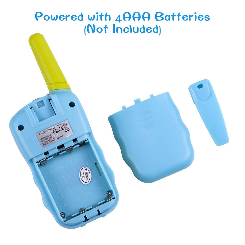 Selieve Toys for 3-12 Year Old Boys Girls, Walkie Talkies for Kids 22 Channels 2 Way Radio Toy with Backlit LCD Flashlight, 3 Miles Range for Outside, Camping, Hiking Blue