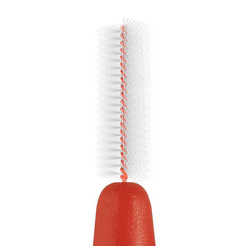 TEPE Extra Soft Interdental Brush Cleaners – Dental Brushes Between Teeth 8 Pk, Red 0.5mm