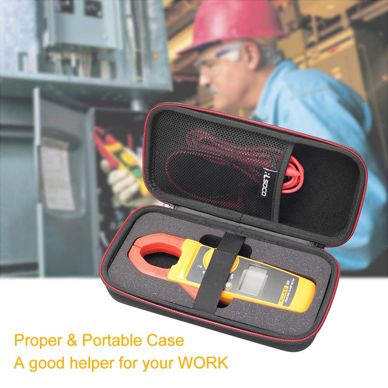 RLSOCO Hard Case for Fluke 323/324/325 Clamp Multimeter AC-DC TRMS with Protective Foam & KAIWEETS Digital Clamp Meter HT206B/ HT206D