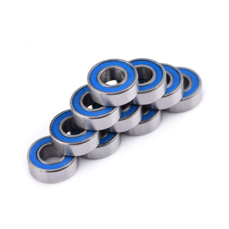 Replacement Precision Ball Bearings, Flanged Ball Bearings, 5x11x4mm Bearing, Mr115-2rs Bearing Steel Double Shielded Deep Groove Ball Bearing for Rail Track Linear Motion System