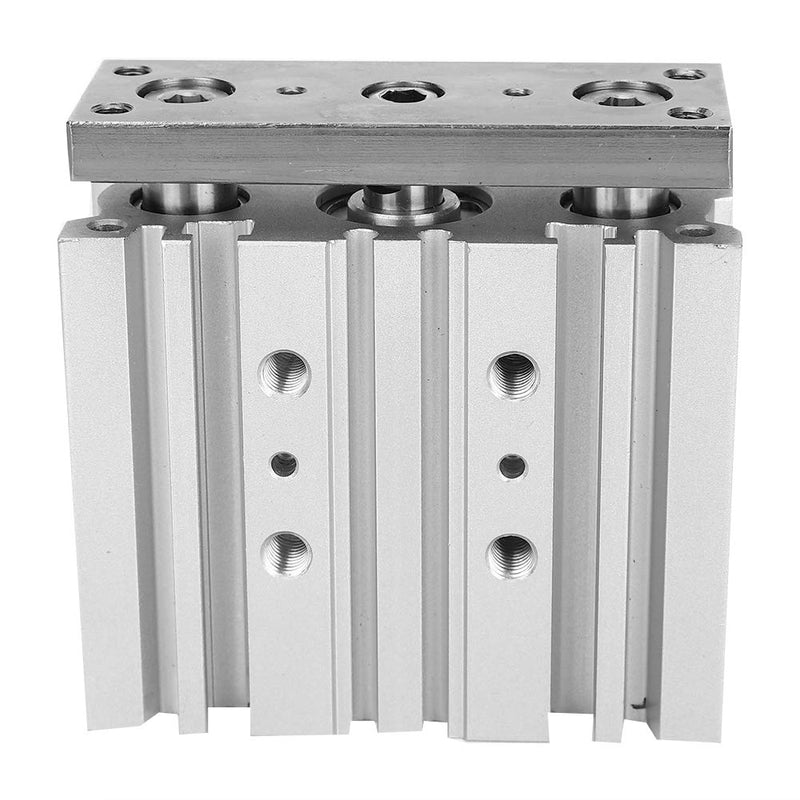 Air Cylinder MGPM20X30 3 Rod Double Action Pneumatic Cylinder 1 / 8in Thread Aluminum Alloy Pneumatic Cylinder