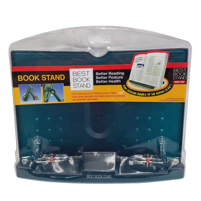 Actto BST-09 Green Portable Reading Stand/Book stand Document Holder (180 angle adjustable)