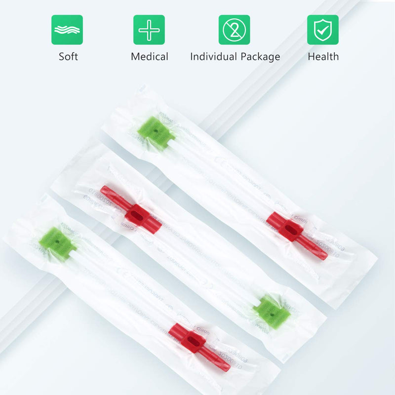 Wellgler's Oral Care Single Use Suction Swab(box of 20) 20pack