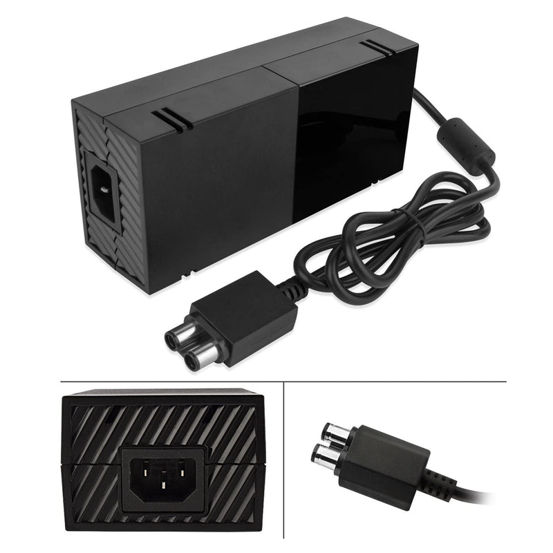 Power Supply for Xbox One, AC Adapter Replacement Charger with Cable for Xbox One, Power Brick for Xbox One 100-240V