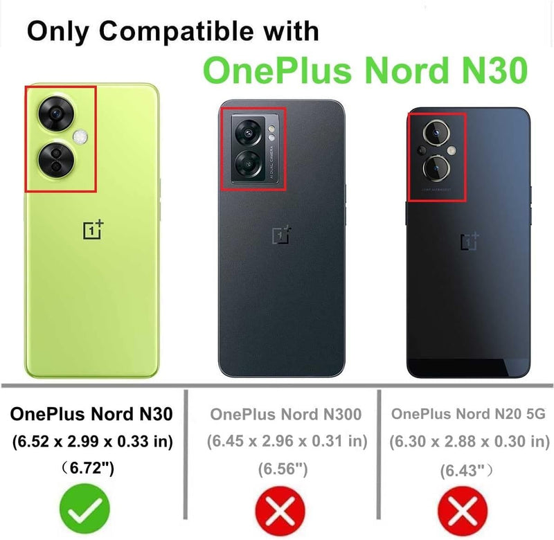 NZND Compatible with OnePlus Nord N30 5G Case, Nord CE 3 Lite 5G with Tempered Glass Screen Protector, Full-Body Protective Shockproof Rugged Bumper Cover, Impact Resist Durable Phone Case (Fantasy) Fantasy