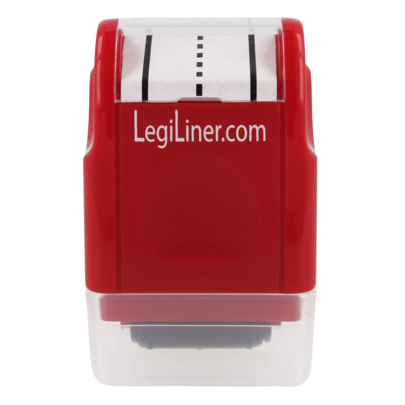 LEGILINER- 3/4" Dashed Handwriting line, Rolling, self-Inking Stamp. Handwriting Practice Tool for Teachers/OT’s/Homeschool/Special Ed. Pre-K/Kindergarten/1st Grade Size.