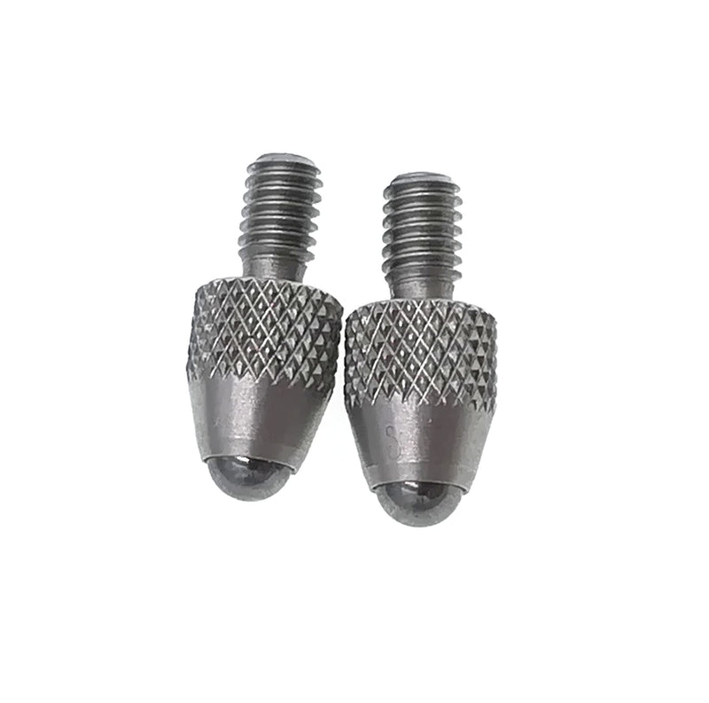 SUXING Ball Contact Points for Dial Indicators #4-48 Thread Shank (Carbide Ball) Carbide Ball