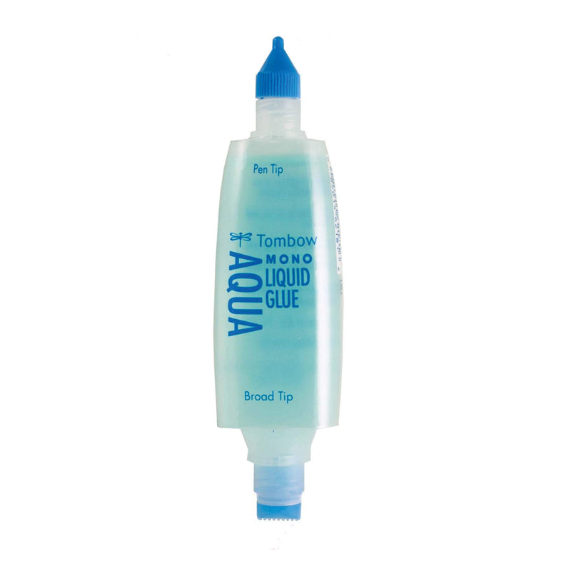 Tombow MONO Aqua Liquid Glue, Permanent Bond, 50 ml, Clear, Carded (62181) Original Version