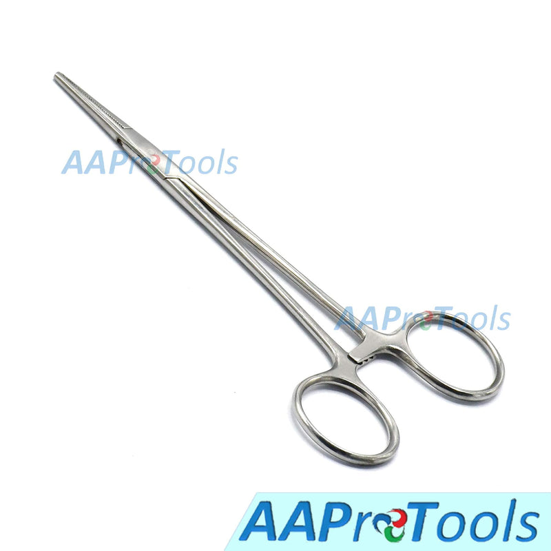 Mosquito Kocher Forceps 5" Teeth 1x2 Straight Hemostat Multi Position Locking Ratched Surgi Instruments