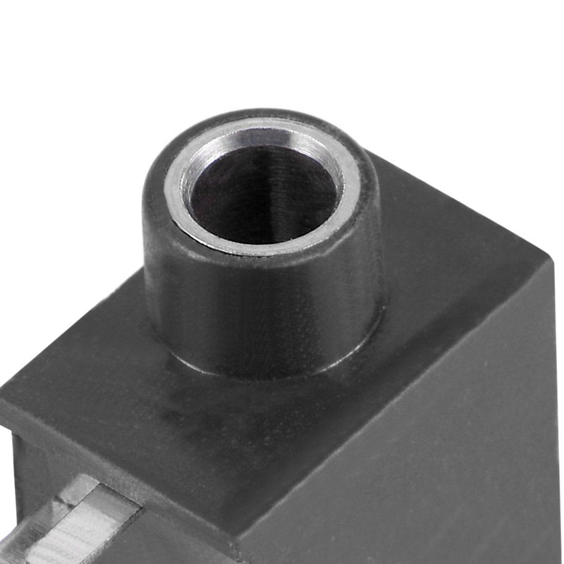 uxcell 6Pcs PCB Mount 3.5mm 5 Pin Socket Headphone Stereo Jack Audio Video Connector Black PJ325