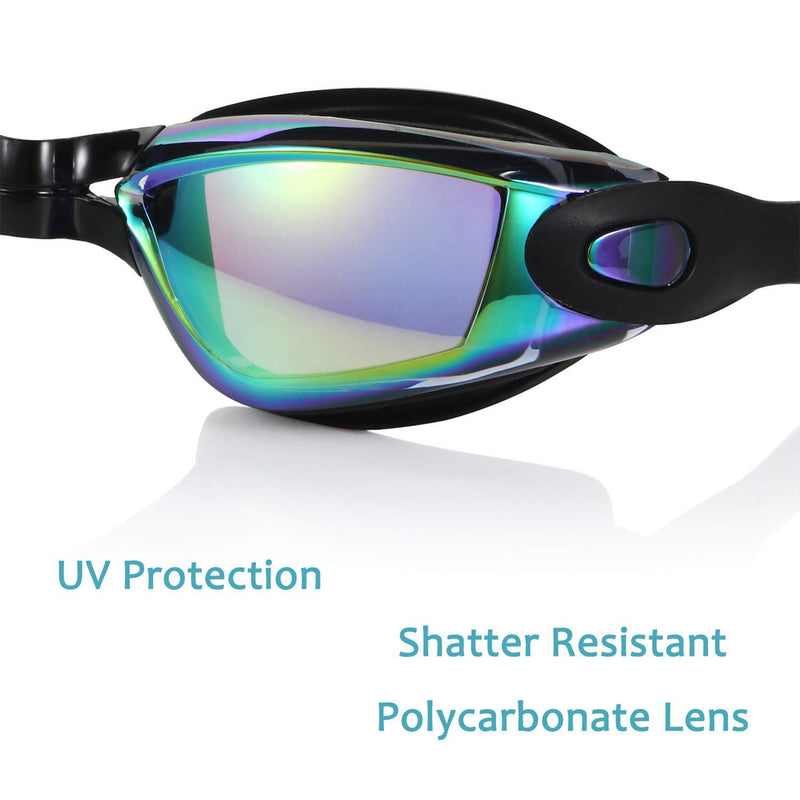 Aegend Swim Goggles, Swimming Goggles No Leaking Anti Fog Adult Men Women Youth Aqua