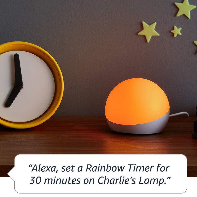 Echo Glow - Multicolor smart lamp for kids, a Certified for Humans Device – Requires compatible Alexa device Device only