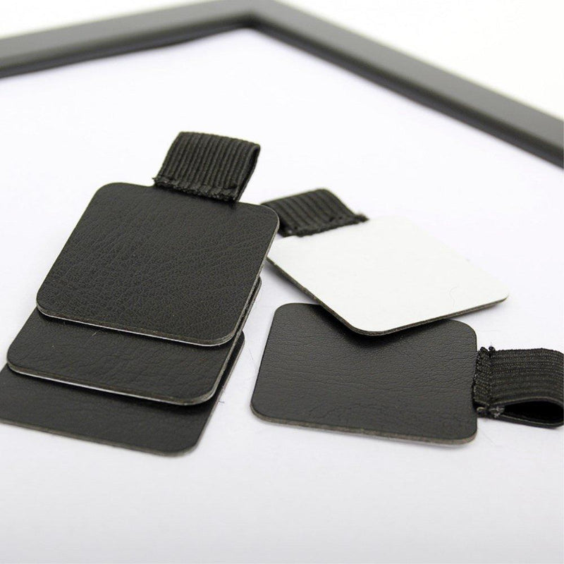 yueton 5pcs Self-Adhesive Leather Pen Holder with Elastic Loop for Notebooks, Journals, Planners and Calendars