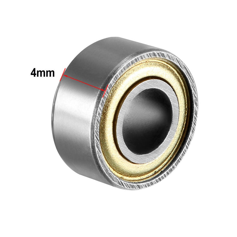 uxcell 684ZZ Ball Bearing 4mm x 9mm x 4mm Double Shielded 684-2Z Deep Groove Bearings, Carbon Steel (Pack of 20)